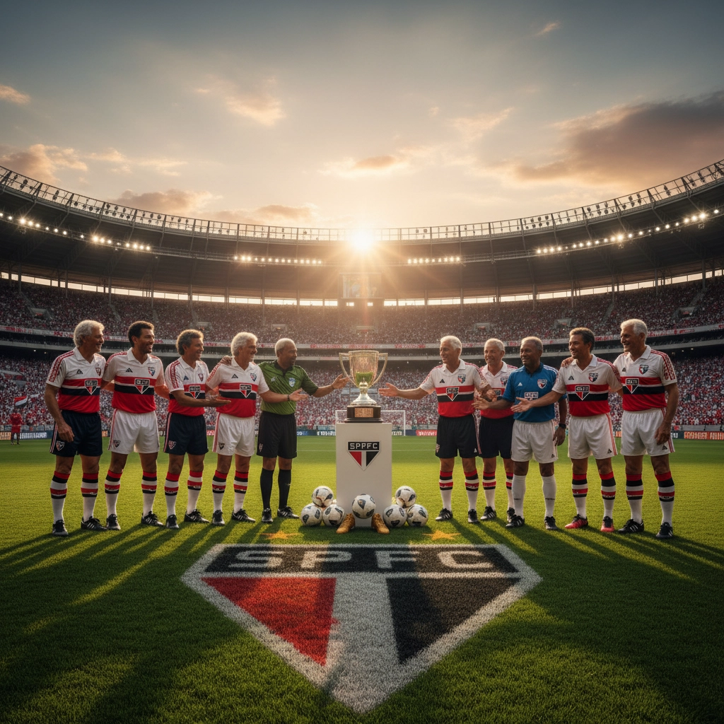 Lendas do futebol brasileiro no São Paulo FC: craques e conquistas