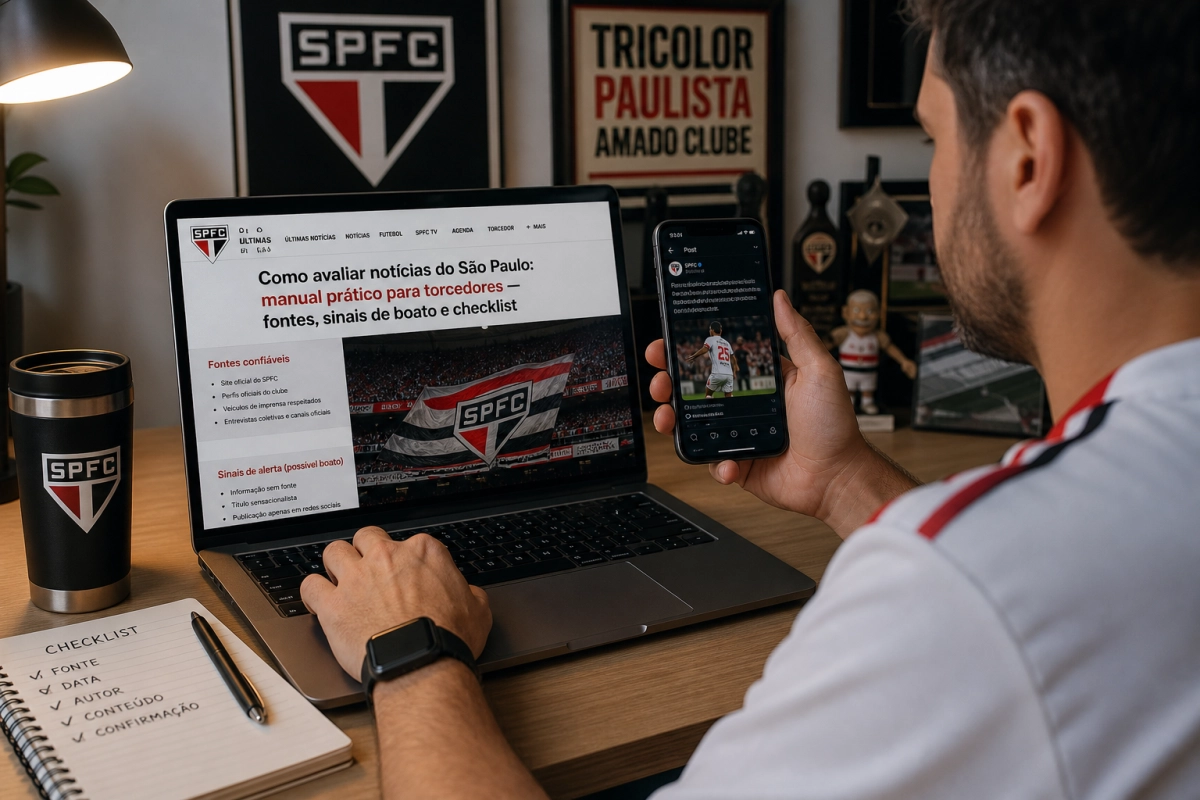 Como avaliar notícias do São Paulo: manual prático para torcedores — fontes, sinais de boato e checklist