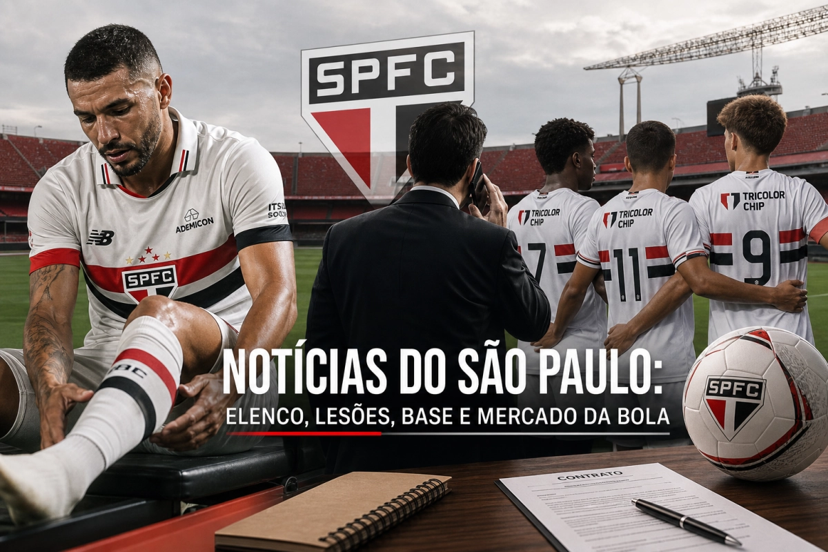 Notícias do São Paulo: elenco, lesões, base e mercado da bola